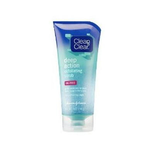 CLEAN & CLEAR Deep Action Exfoliating Scrub OilFree 5 oz
