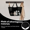thumbnail image 5 of Portable Mesh Shower Caddy with 8 Pockets and Handles Quick Dry Large Capacity Mesh Shower Bag for Bathroom Gym Travel Camp Beach, 5 of 11