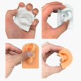 thumbnail image 3 of ziyahi Silicone Soft Ear Model Teaching Tool display modeling mold tools apprentice Display Props gel dummy White, 3 of 9