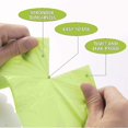 thumbnail image 2 of Paquete de 100 bolsas de basura orgánicas de 30 l, resistentes al desgarro, bolsas para desechos de alimentos, compostables y biodegradables, 2 of 5