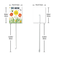 thumbnail image 6 of Eveokoki No Mow May Sign with Metal Stake 7 x 8.8 Inches No Mow May Yard Sign No Mow Signs Aluminum ​Garden Signs Outdoor for Lawn Yard Garden Decor, Easy to Install, 6 of 6