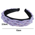 thumbnail image 2 of Diadema de lentejuelas de Color caramelo con diamantes de imitación, diademas ostentosas coloridas para mujer, accesorios trenzados de lujo para el cabello Ormromra, 2 of 5