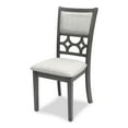 thumbnail image 6 of New Classic Furniture Mitchell 5-Piece Transitional Wood Dining Set in Gray, 6 of 11