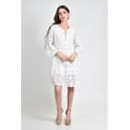 thumbnail image 5 of Vestido boemio con bordado floral Roman Fashion /Juvenil, 116 (Blanco) blanco G, 5 of 5