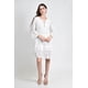thumbnail image 5 of Vestido boemio con bordado floral Roman Fashion /Juvenil, 116 (Blanco) blanco G, 5 of 5