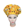 thumbnail image 4 of Operating Hats Nurses Long-time Service Gourd-shaped Pure Color Button Professional Assorted Colors Multifunctional Working Caps Hallowmas Yellow, 4 of 5