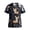 Brown, variant on Animals Printed Nursing Scrubs Shirts for Women New Fun Medical Plus Size Scrub Tops with Pockets