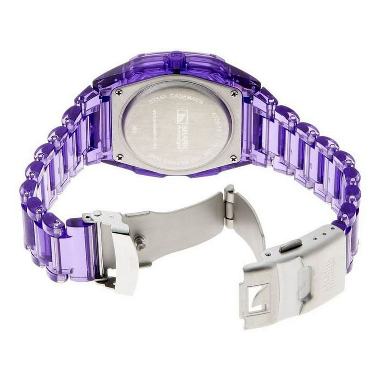 101989 Women s Shark Classic Candy Purple Dial Purple Polycarbonate Bracelet Watch
