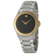 Movado Military Mens Two-Tone Swiss Quartz Dress Watch 0605871