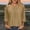 *Khaki, variant on ClodeEU Women's Lace Patchwork 3/4 Sleeve Crewneck Top ,Solid Color Casual Spring Summer Blouse Black,Women's Plus L
