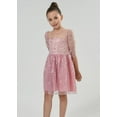 thumbnail image 5 of 2Bunnies Girls Sparkle Sequin Beaded Tulle Flower Girl Party Dress, 5 of 7
