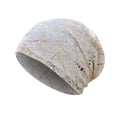 thumbnail image 2 of Women's Baggy Slouchy Beanie Hat Cap Scarf Beige, 2 of 4