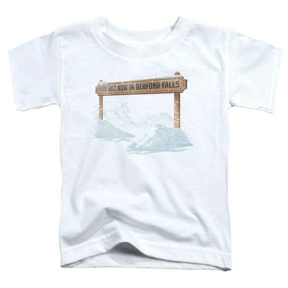 Its A Wonderful Life Bedford Falls Toddler T-Shirt White