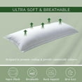 thumbnail image 5 of Elegant Comfort Full Body Pillow Insert, Poly-Cotton Shell with Siliconized Fiber Filling, Soft and Fluffy for Side Sleepers, 20 x 49, 5 of 5