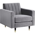 thumbnail image 2 of Home Square 3-Piece Furniture Set with Accent Chair Loveseat and Sofa in Gray, 2 of 11