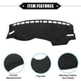 thumbnail image 4 of Unique Bargains Car Dashboard Cover Mat Compatible for VW Jetta 2019-2023 Protective Flannels Black, 4 of 6