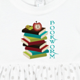 thumbnail image 4 of Inktastic Bookworm Reading Book Lover Girls Baby Dress, 4 of 5