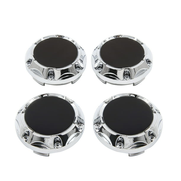 4pcs 64mm Dia 4 Clips Wheel Tyre Center Hub Caps Covers for Automotive