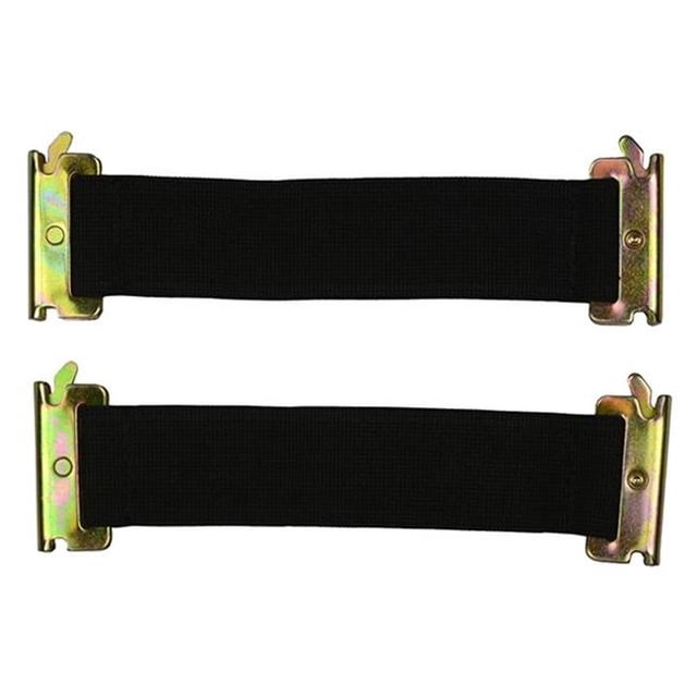 Cordon Élastique Standard 9 Po., Noir - Lot de 2