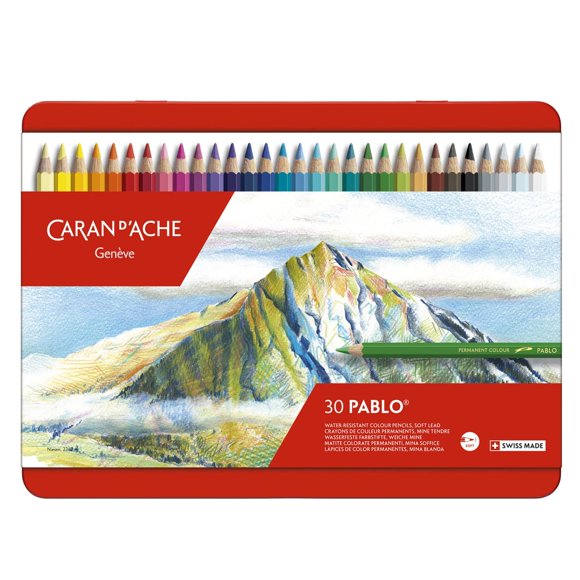 Caran D'ache Pablo Crayon de Couleur Ensemble de 30 (666.330)