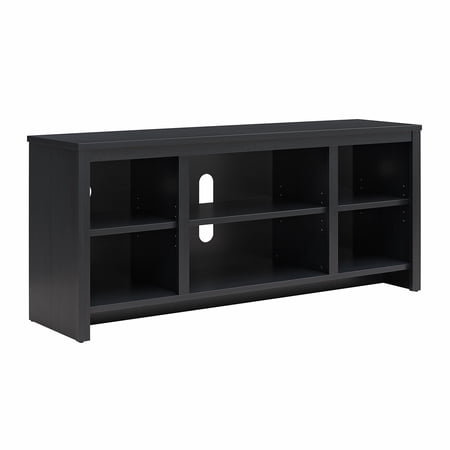 MAINSTAYS PARSONS TV STAND FOR TVS UP TO 50″, BLACK OAK FINISH