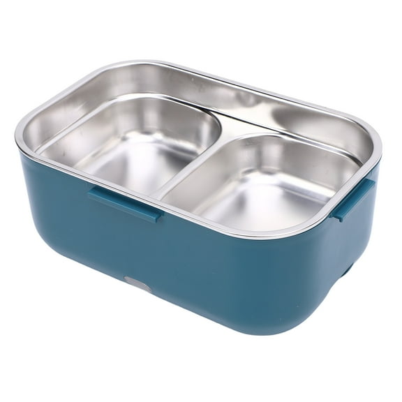 Box Electric Lunch Box Food Warmer Heated Lunch Box With 2L Removable Dual Compartment 304 Stainless Steel Container Insulated Bag For Work Travel