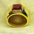thumbnail image 4 of Ahansh Jewels Emerald Cut Red Ruby Men Ring Gift For Him Wedding & Anniversary 925 Sterling Silver, 4 of 4