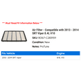 thumbnail image 2 of Air Filter - Compatible with 2013 - 2014 S.R.T Viper 8.4L V10, 2 of 2