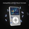 thumbnail image 4 of Reproductor MP3 Innioasis de 128 GB con Bluetooth HiFi Sound de 2.4 pulgadas, plateado, 4 of 8