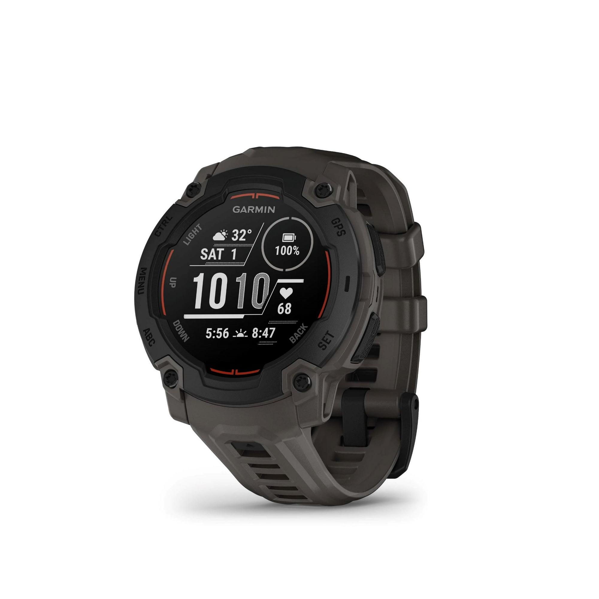 Garmin Instinct E 45mm, Rugged Outdoor GPS Smartwatch, 24/7 Health Monitoring, Wrist-Based Heart Rate, Up to 16 Days of Battery Life, Charcoal