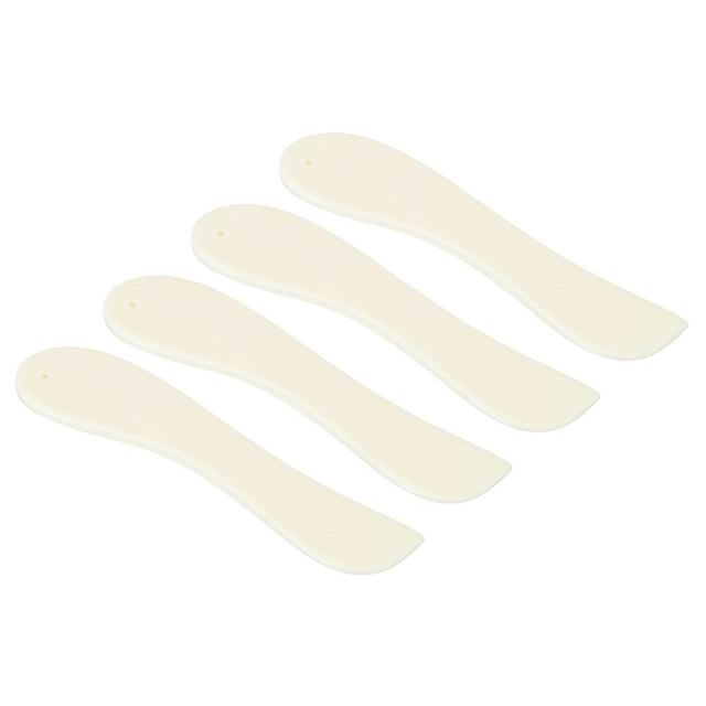 Unique Bargains Bone Folder Creaser, 4 Pack Paper Creaser Arc Shape Scoring Folding Creasing Origami Tool, White-1