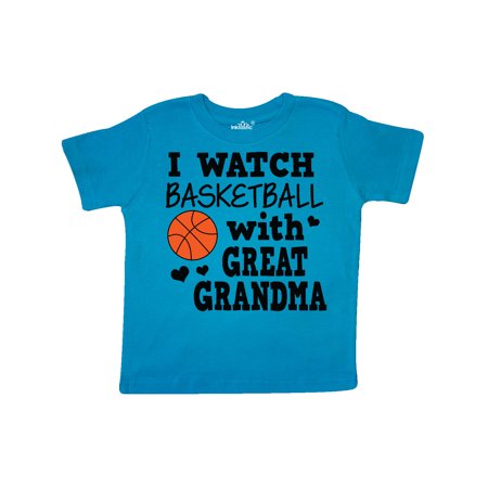 

Inktastic I Watch Basketball with Great Grandma Gift Toddler Boy Girl T-Shirt