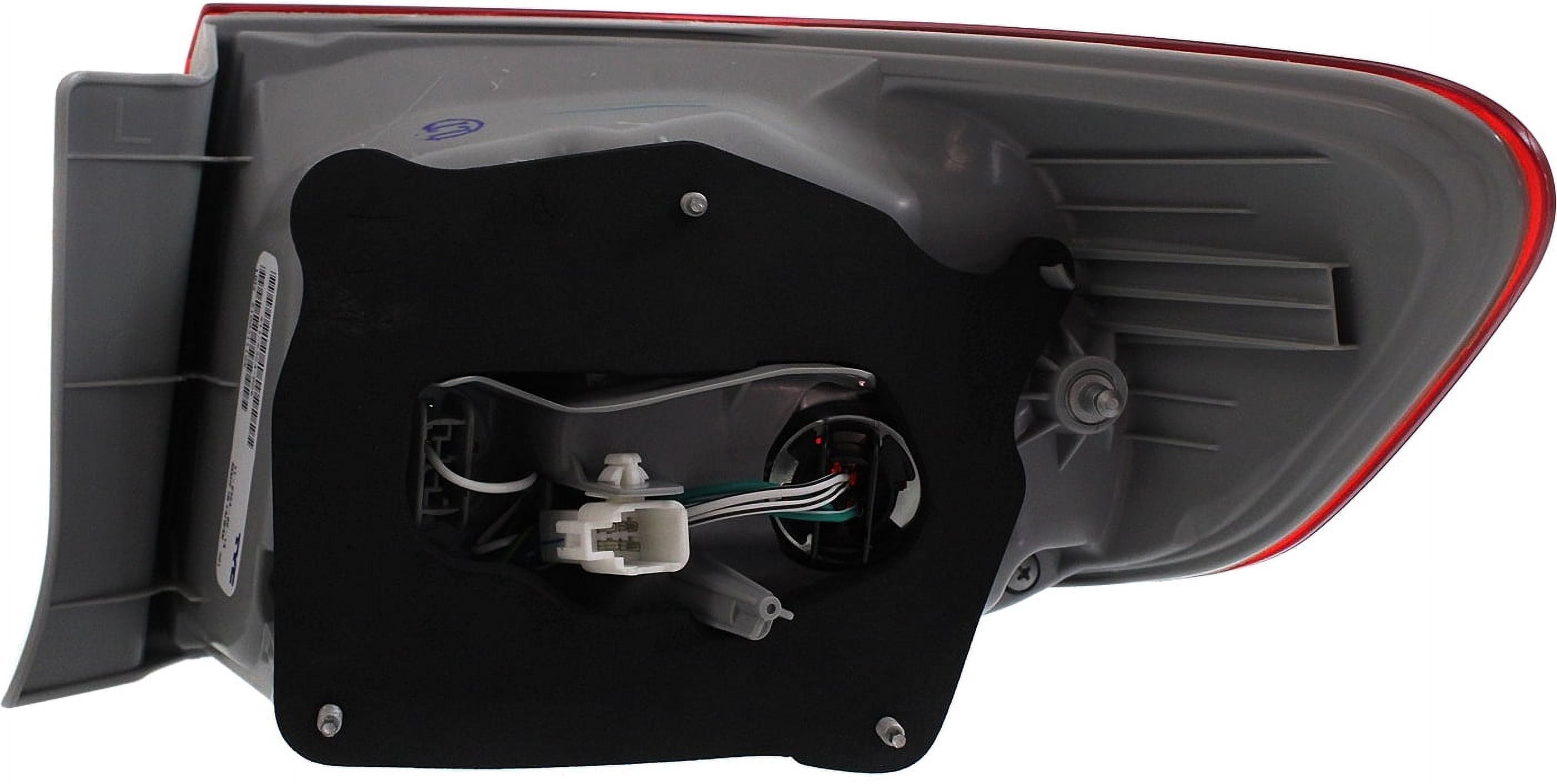 Tail Light Compatible With 2011-2013 Toyota Corolla Left Driver With bulb(s)