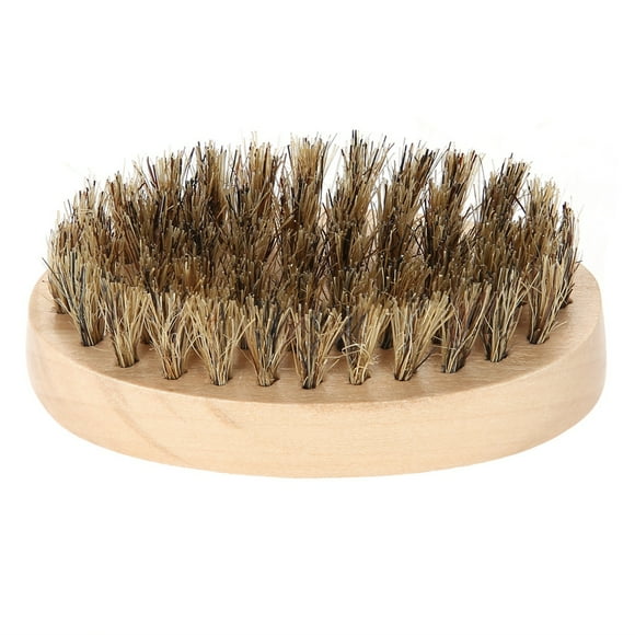 Cepillo para barba de bambú, cepillo para barba de cerdas suaves para hombres, cepillo para barba suave, construcción resistente