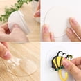 thumbnail image 2 of Yuarrent 10 pack/lote pegatinas de ventosa fáciles de adherir sin residuos sin complicaciones Gel de sílice sin arañazos blanco 6cm Type1 NO1, 2 of 6