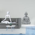 thumbnail image 2 of Estatua de Buda mono pensador abstracto creativo, figura decorativa, escultura única, adorno para entrada, dormitorio, regalo de inauguración de, 2 of 8