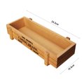 thumbnail image 4 of Flmtop Rectangle Wooden Planter Box Garden Yard Flower Succulent Container Planting Pot, 4 of 9