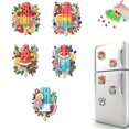 thumbnail image 1 of Imán para refrigerador con 5 Uds Acrílico forma Especial Paletas frutas Cgtredaw, 1 of 9