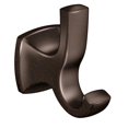 thumbnail image 1 of Moen YB5103ORB Voss Double Robe Hook OilRubbed Bronze, 1 of 1