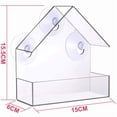 thumbnail image 4 of Bird Feeder Removable Feeding Transparent Housing Window Creative Support Feeder, 4 of 5