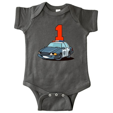 

Inktastic 1st Birthday Police Car Gift Baby Boy or Baby Girl Bodysuit