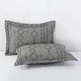 thumbnail image 4 of NC Queen Comforter Sets With 2 Pillow Shams, 3 Piece Soft Bedding Set, Dark Gray, 4 of 6