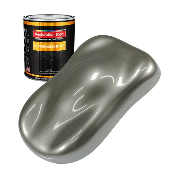 Graphite Gray Metallic 1 Quart URETHANE BASECOAT Car Auto Body Paint