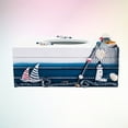 thumbnail image 3 of 1PC Mediterranean Decorative Tissue Box Wooden Crafts Storage Box Home Desktop Decoration (Gradient), 3 of 6