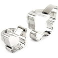 thumbnail image 3 of O'Creme Stainless Steel Butterfly Cookie Cutters with Handle, Set of Two: 2-1/8 Inch and 3-1/2 Inch, 3 of 3