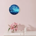 thumbnail image 3 of 16 Inch Wall Clock Battery Operated Silent Clock Decorative for Office, Kitchen, Outdoor, Living Room，Magic Beautiful Blue Butterflies Print Colorful Design, 3 of 4