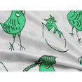 thumbnail image 5 of oneOone Rayon Green Fabric Kawai Sewing Craft Projects Fabric Prints By Yard 56 Inch Wide, 5 of 5