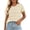 *Yellow, variant on ClodeEU Women's Crew Neck Short Sleeve Striped T-Shirt,Slim Casual Summer Tee Top Green,Women's Plus L