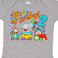 thumbnail image 4 of Inktastic Its My Birthday- Circus Train 2nd Birthday Boys or Girls Baby Bodysuit, 4 of 5