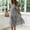 #18Black, variant on Women's Dresses Boho Flowy Midi Dress Square Neck Short Sleeve Ditsy Floral Tiered Casual Summer Dress